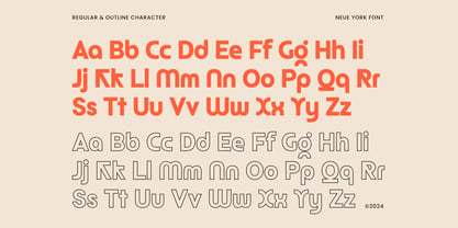 Neue York Font Poster 10