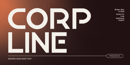 Corpline Font Poster 1
