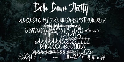 Both Down Jhotty Font Poster 15