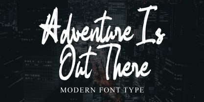 Authentic Montting Font Poster 3