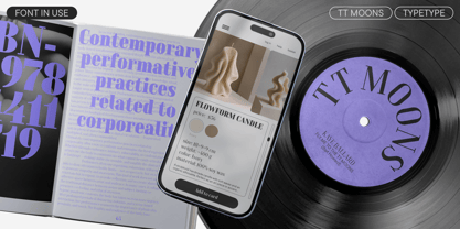 TT Moons Font Poster 2