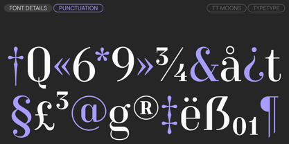 TT Moons Font Poster 12