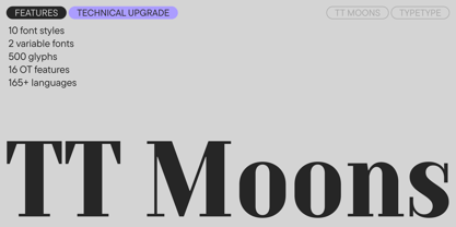 TT Moons Font Poster 1