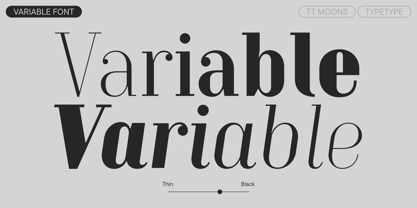 TT Moons Font Poster 5