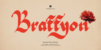 Braffyon Font Poster 1