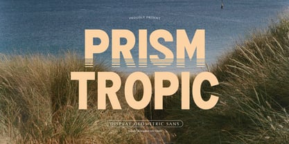 Prism Tropic Font Poster 1