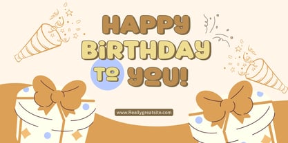 Fox Nibbly Font Poster 5