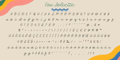 Fox Nibbly Font Poster 13