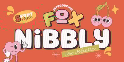 Fox Nibbly Font Poster 1