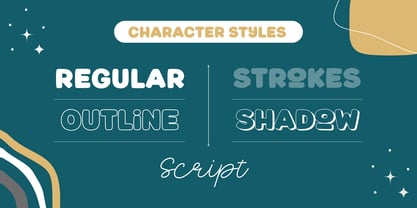 Fox Nibbly Font Poster 2