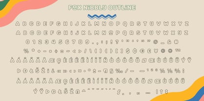 Fox Nibbly Font Poster 11
