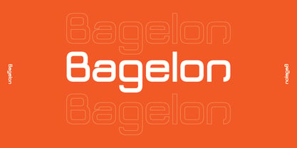 Bagelon Font Poster 3