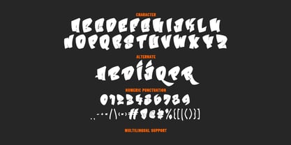 MC Qitrezz Font Poster 7