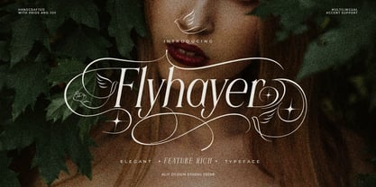 Flyhayer Font Poster 1