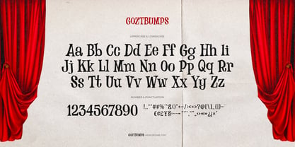 Goztbumps Font Poster 6