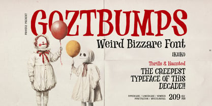 Goztbumps Font Poster 1