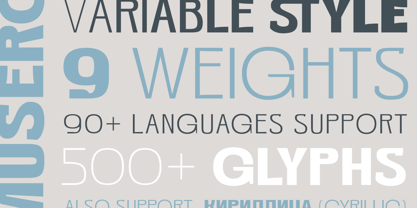 Musero Font Poster 3