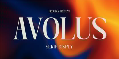Avolus Font Poster 15