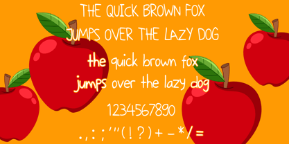 Doodly Apple Font Poster 5