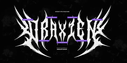 Draxien Font Poster 10