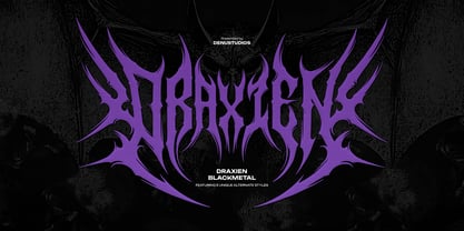 Draxien Font Poster 1