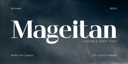 Mageitan Font Poster 1
