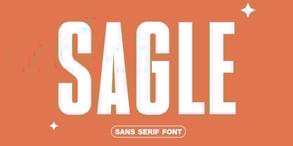 Sagle Font Poster 1