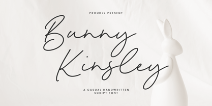 Bunny Kinsley Font Poster 1