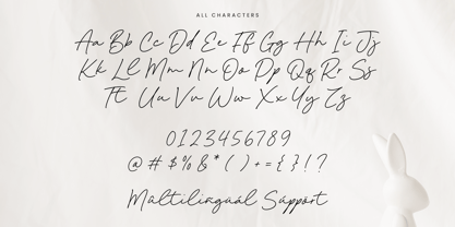 Bunny Kinsley Font Poster 6