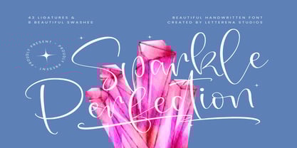 Sparkle Perfection Font Poster 1