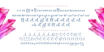 Sparkle Perfection Font Poster 14