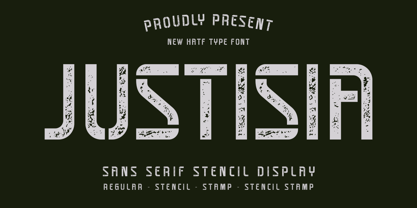 Justisia Font Poster 1