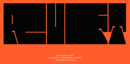 Ruft Font Poster 1