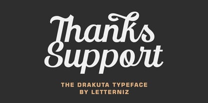 The Drakuta Font Poster 8