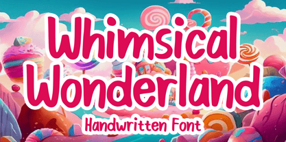 Whimsical Wonderland Font Poster 1