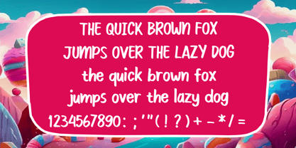 Whimsical Wonderland Font Poster 4