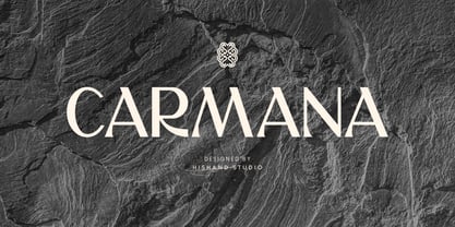 Carmana Font Poster 1