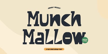 Munch Mallow Font Poster 1