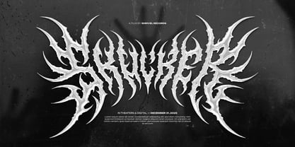Shrivel Font Poster 6
