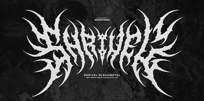 Shrivel Font Poster 1