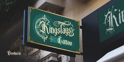 Brotheric Font Poster 9