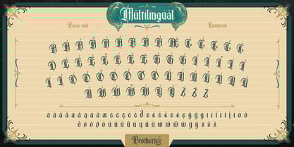 Brotheric Font Poster 11