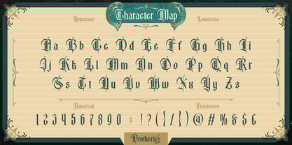 Brotheric Font Poster 2