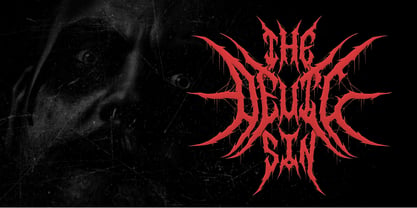 Undeath Font Poster 3