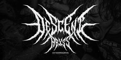 Undeath Font Poster 2