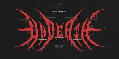 Undeath Font Poster 10