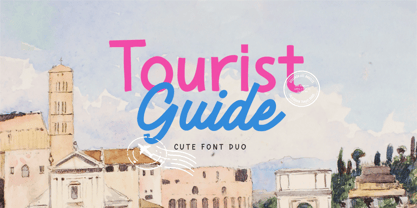 Tourist Guide Font Poster 1