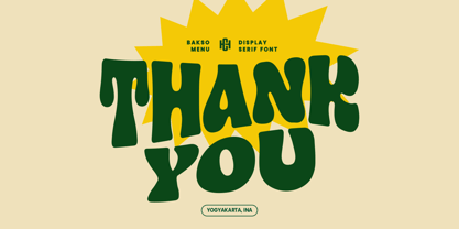 Bakso Menu Font Poster 10