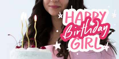 Caption Handwriting Font Poster 6