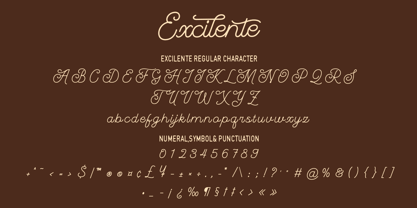 Excilente Font Poster 8